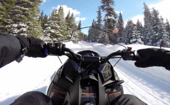 Motos de nieve en Telluride